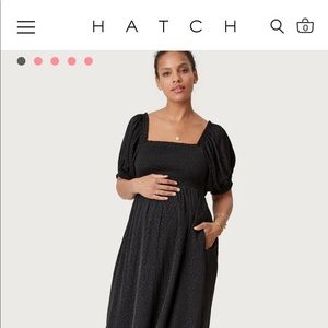 Hatch Elia Dress - Black floral - size 1